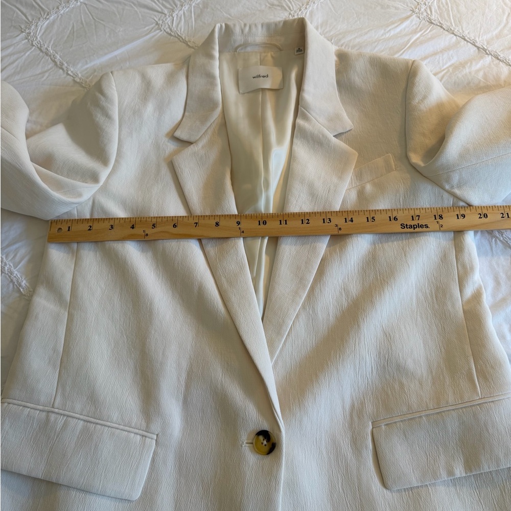 Aritzia Wilfred Generation Blazer Sz M gently used - Picture 12 of 13